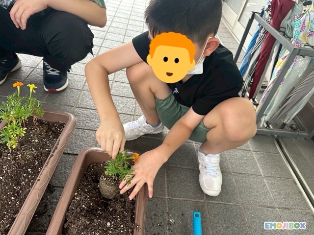 放デイ 寄せ植えの画像
